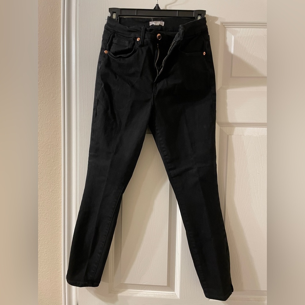 Good American Black Skinny Jeans